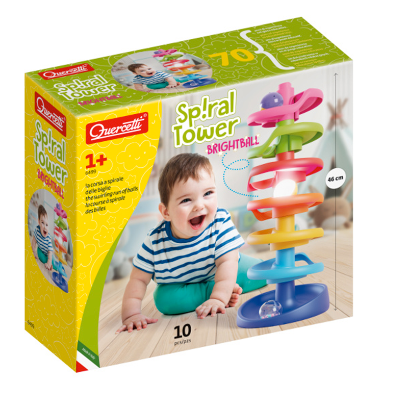 Quercetti Spiral Tower Brightball