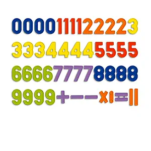 Magnetická čísla k poučné hře na mag. tabuli - 288 kusů