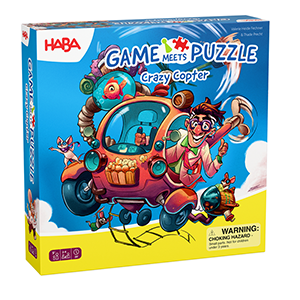 Haba Hra a Puzzle 2v1 Bláznivý vrtulník