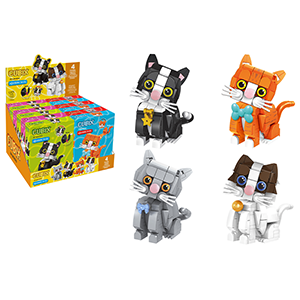 Cubix Kočky – kostičková stavebnice pro děti