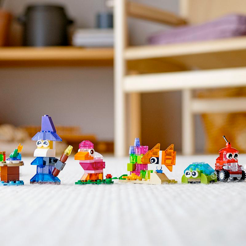 Lego Průhledné kreativní kostky