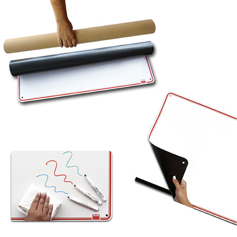 Akros Rolovací magnetická tabule - omyvatelná 70 x 50 cm