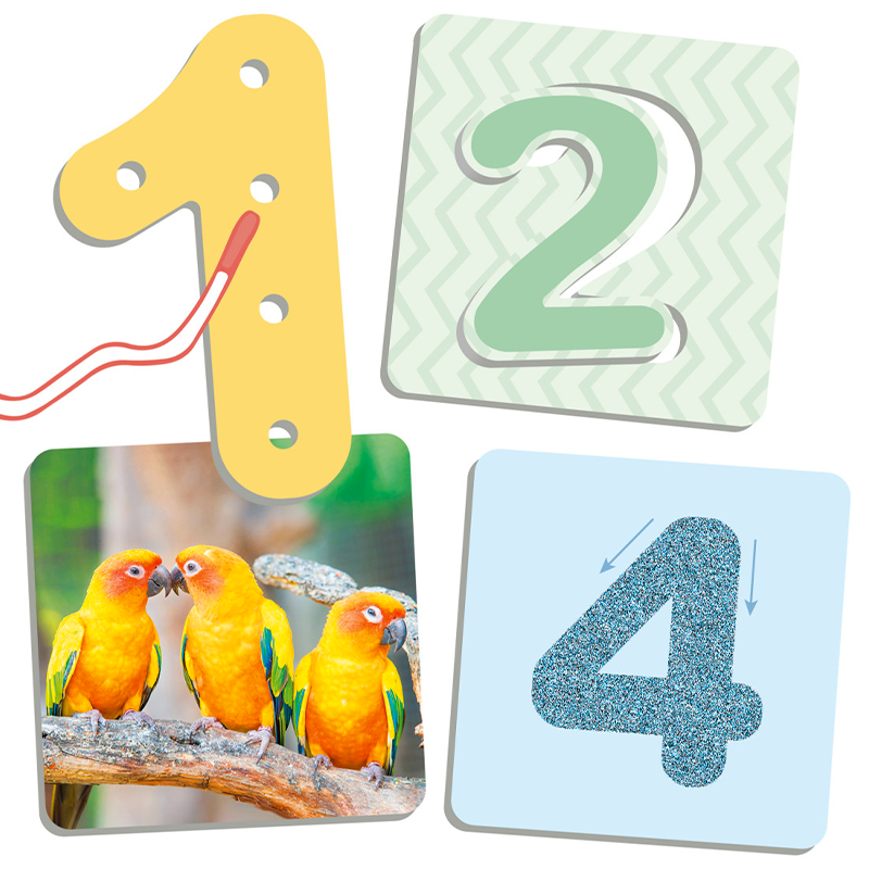 Akros Výzvy s čísly od 1 do 10