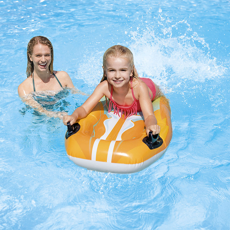 Nafukovací deska/surf s úchyty 112 x 62 cm