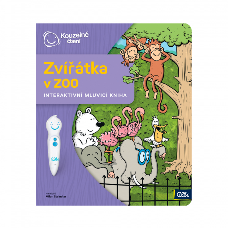 Albi Kouzelné čtení Kniha Zvířátka v ZOO