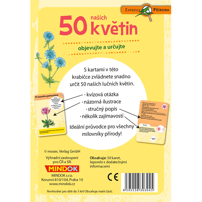 Mindok Expedice příroda: 50 květiny