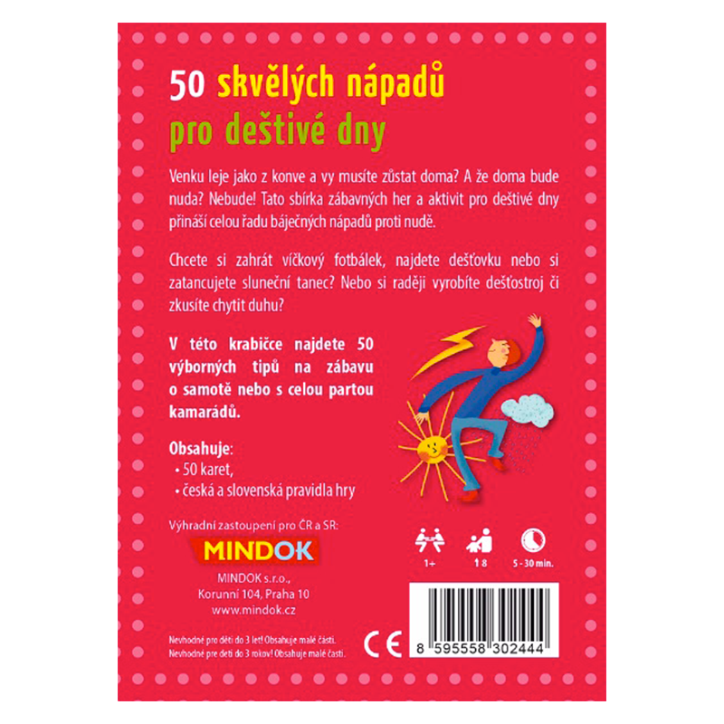 Mindok 50 skvělých nápadů pro deštivé dny