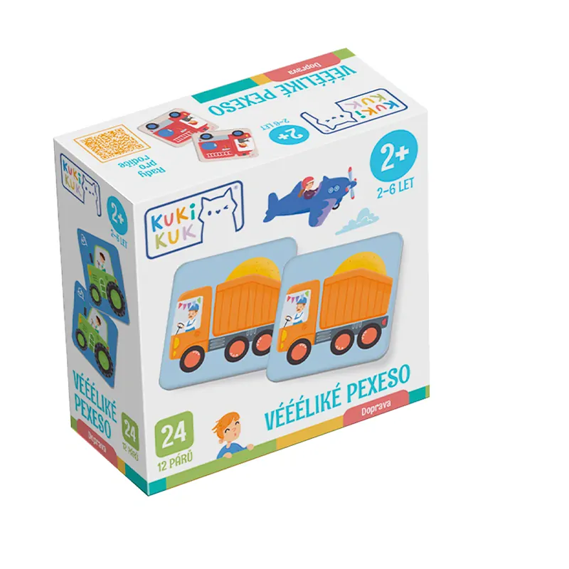 Efko KukiKuk - Véééliké pexeso Doprava
