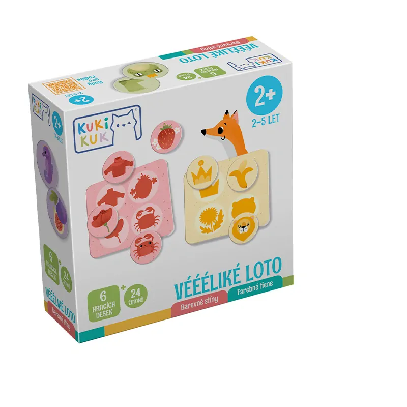 Efko KukiKuk - Véééliké loto Barevné stíny