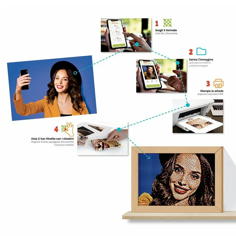 Quercetti Pixel Art 8 Take a Selfie