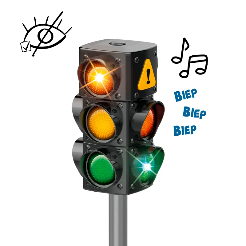 Alldoro Semafor na dětská hřiště (napájen z baterie)