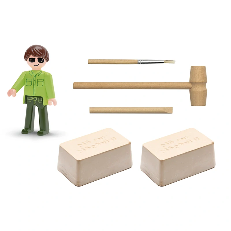 Efko Igráček Paleontolog - figurka s vykopávkami dinosaurů Triceratopse a Brachiosaura