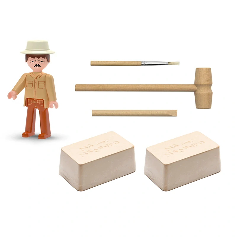 Efko Igráček Archeolog - figurka s egyptskými vykopávkami Mumie a sošky boha Hora