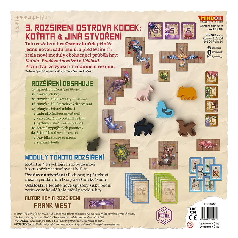 Mindok Ostrov koček: Koťata a jiná stvoření - 3. rozšíření