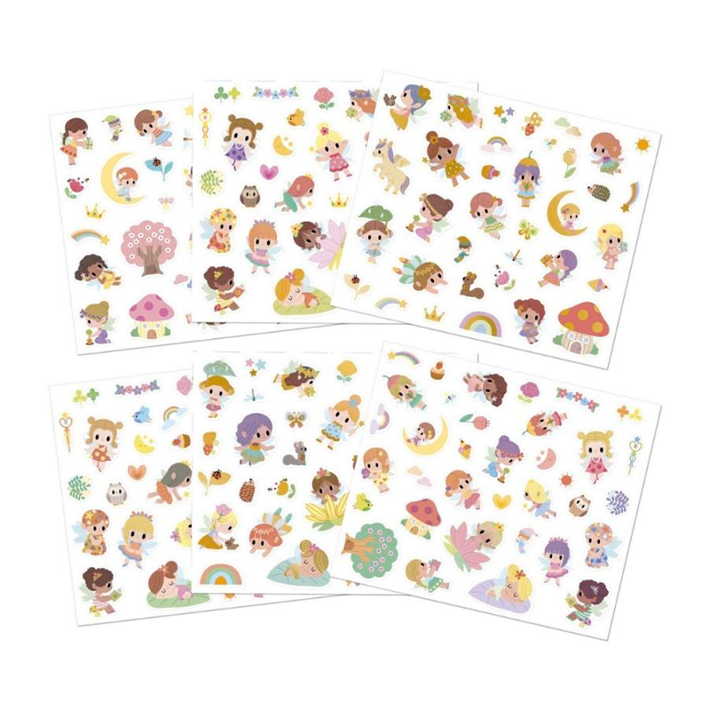 Janod Samolepky Víly 200 ks od 3 let