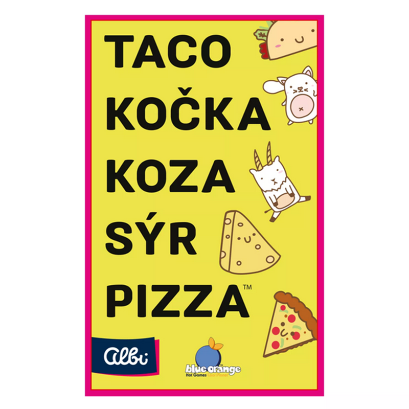 Albi Taco, kočka, koza, sýr, pizza