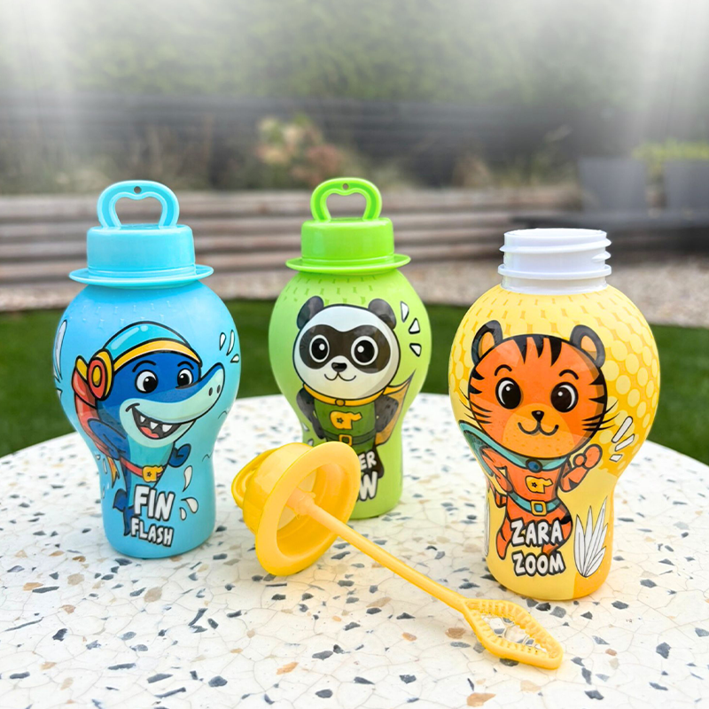 Alldoro Dětský bublifuk Animal Heroes – neprotékající, 30 ml