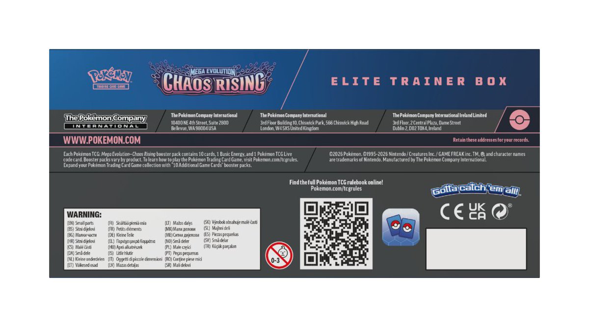Pokémon TCG: ME04 Chaos Rising - Elite Trainer Box