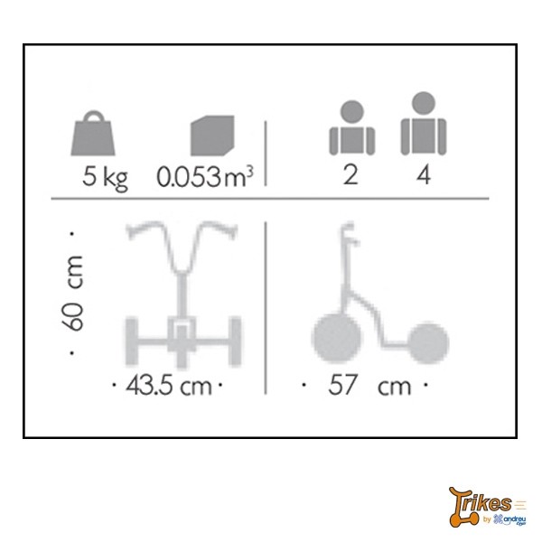 Kovová koloběžka LORD