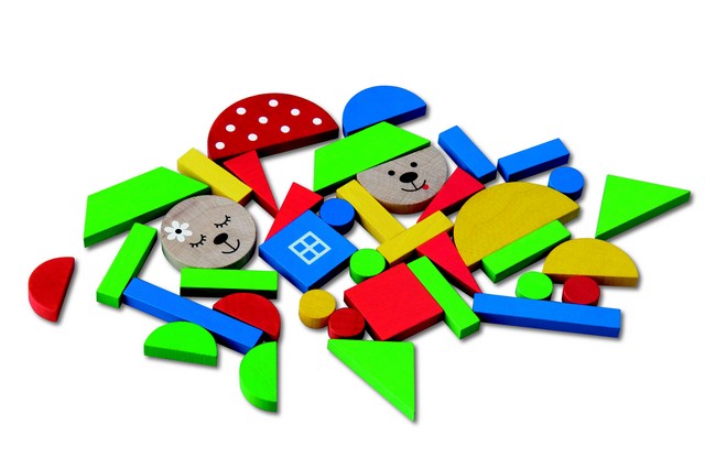 Magnetické dřevěné puzzle Medvědi