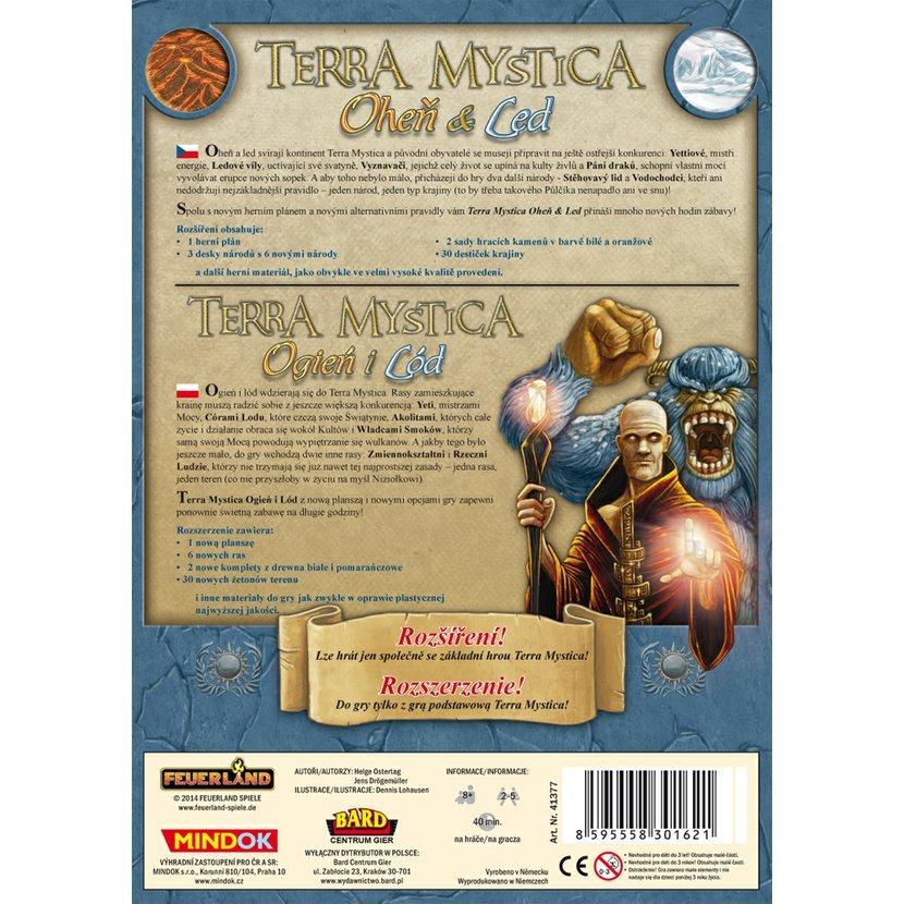 Mindok Terra Mystica: Oheň a led
