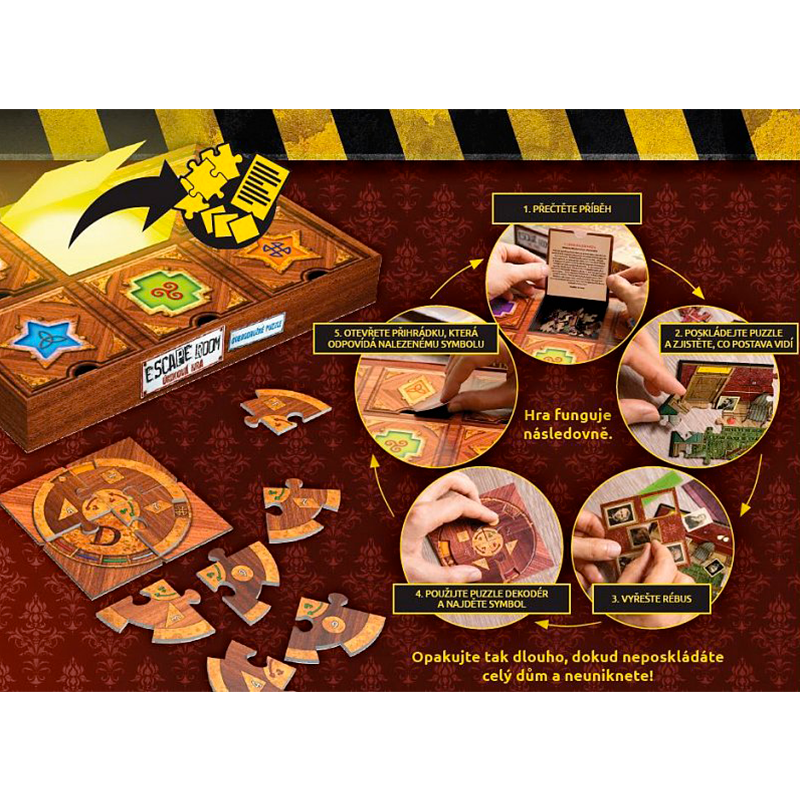 Asmodee ESCAPE ROOM: Dobrodružné puzzle - Tajemství vědy