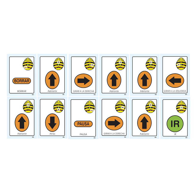 Bee-Bot a Blue-Bot sekvenční karty A5