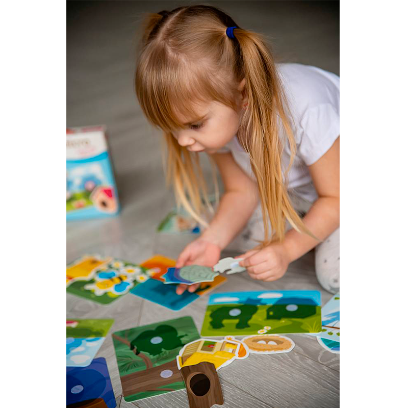 Pexi Velcro skládačky - Kdo kde bydlí?