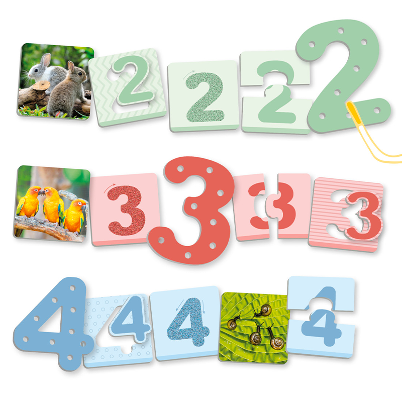 Akros Výzvy s čísly od 1 do 10