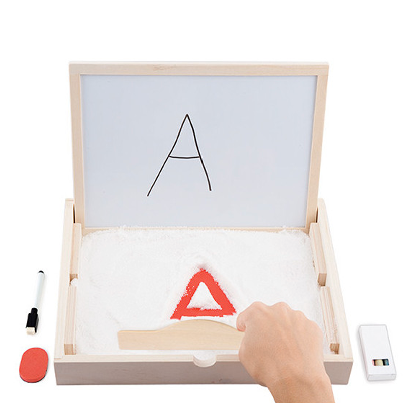 Akros Multisensorická psací podložka s pískem a tabulí (30 cm)