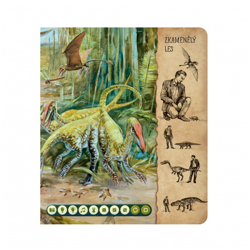 Albi Kouzelné čtení Kniha Dinosauři