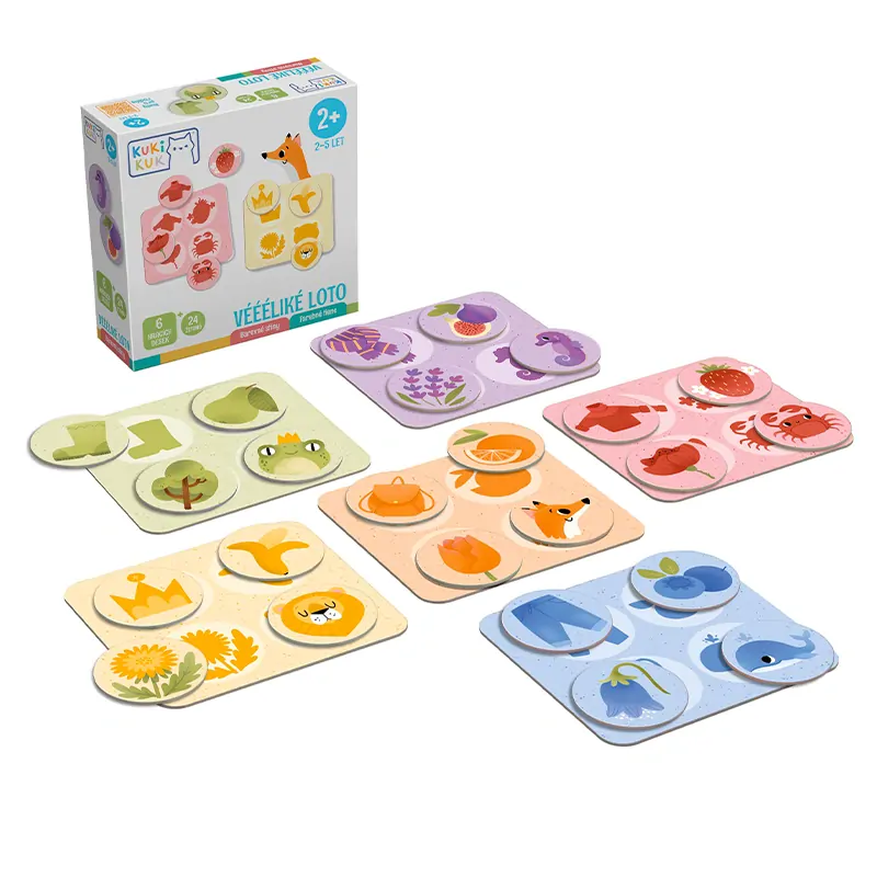 Efko KukiKuk - Véééliké loto Barevné stíny