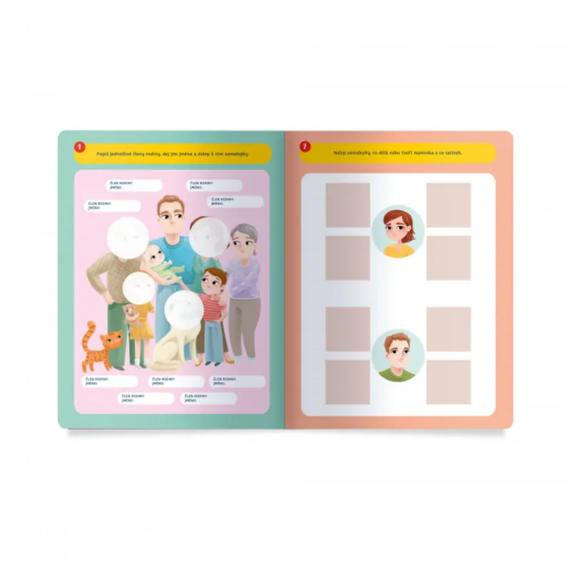 Samolepkové aktivity - Moje rodina