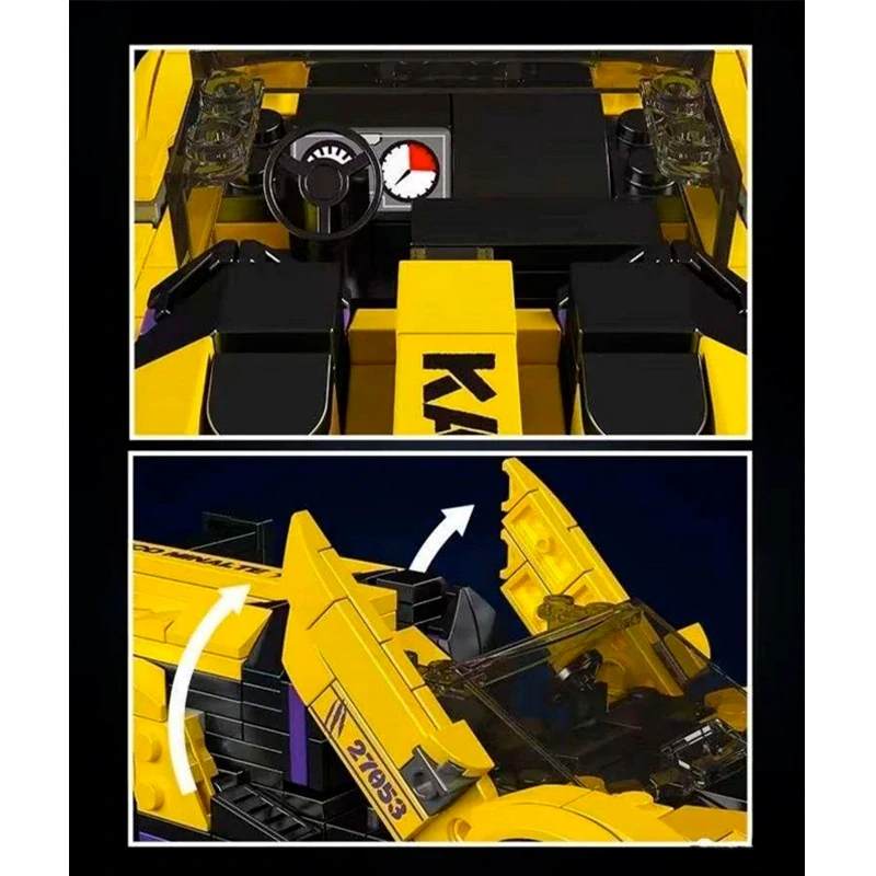 Mould King 27053 Model auta Lamborghini Veneno