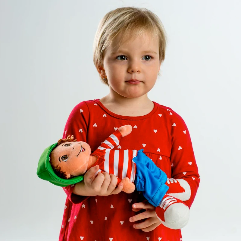 Teddies Panenka kluk Honzík hadrový plyš 30 cm česky mluvící