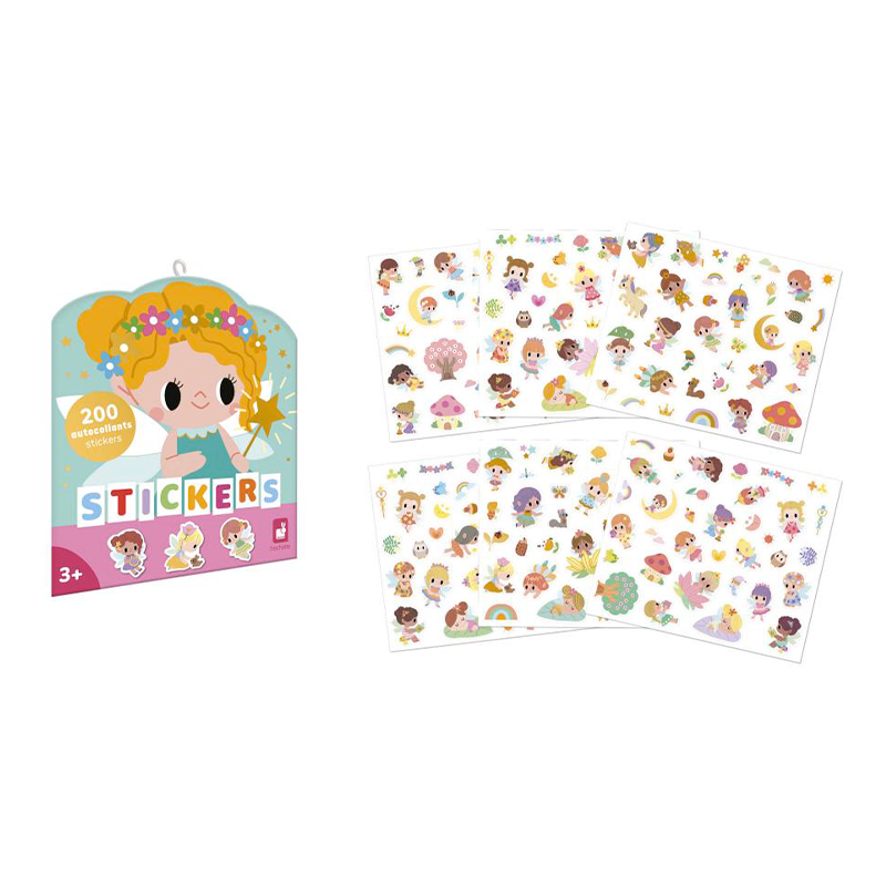 Janod Samolepky Víly 200 ks od 3 let