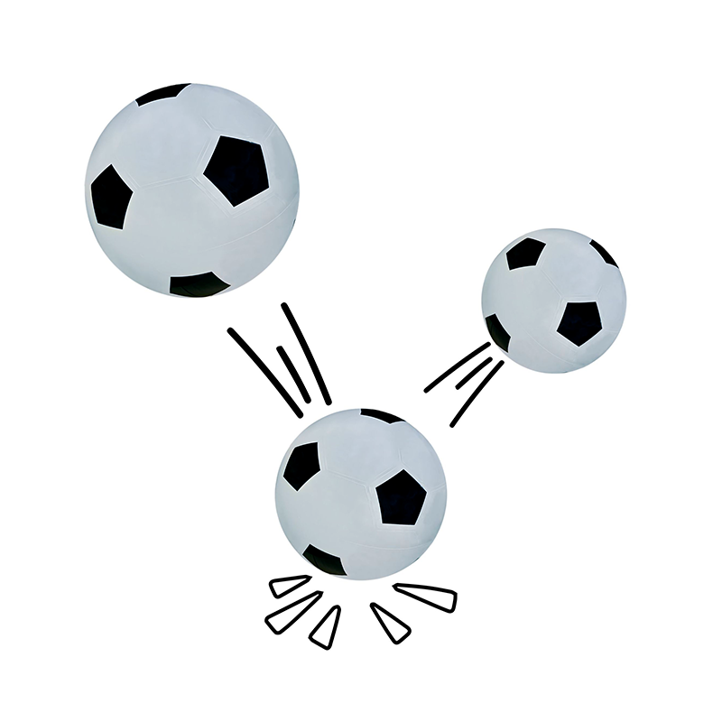 Alldoro XXL fotbalový míč, 75 cm