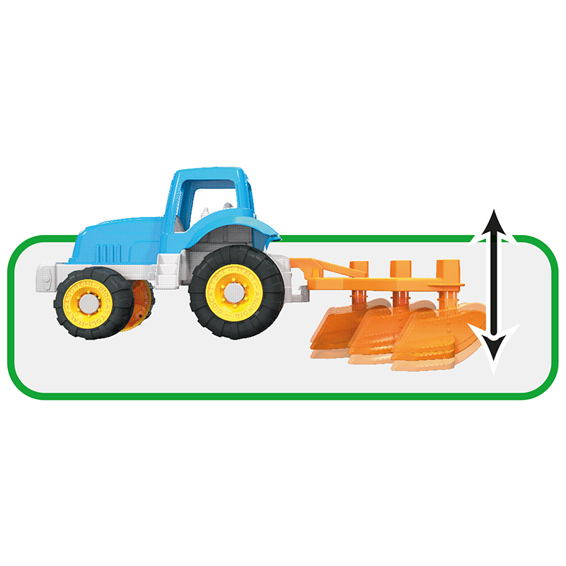 Androni Traktor s pluhem - délka soupravy 45 cm