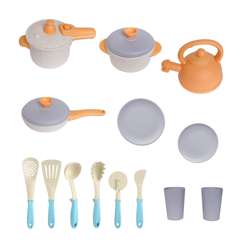 Alldoro Kuchyňská sada pro děti 14 ks - ekologický plast