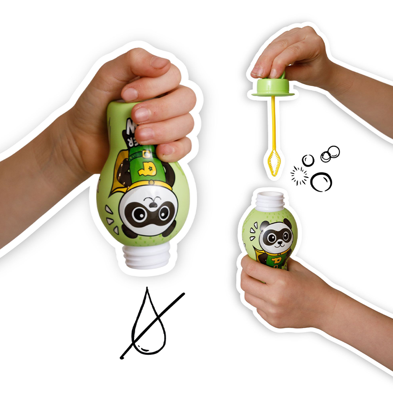 Alldoro Dětský bublifuk Animal Heroes – neprotékající, 30 ml