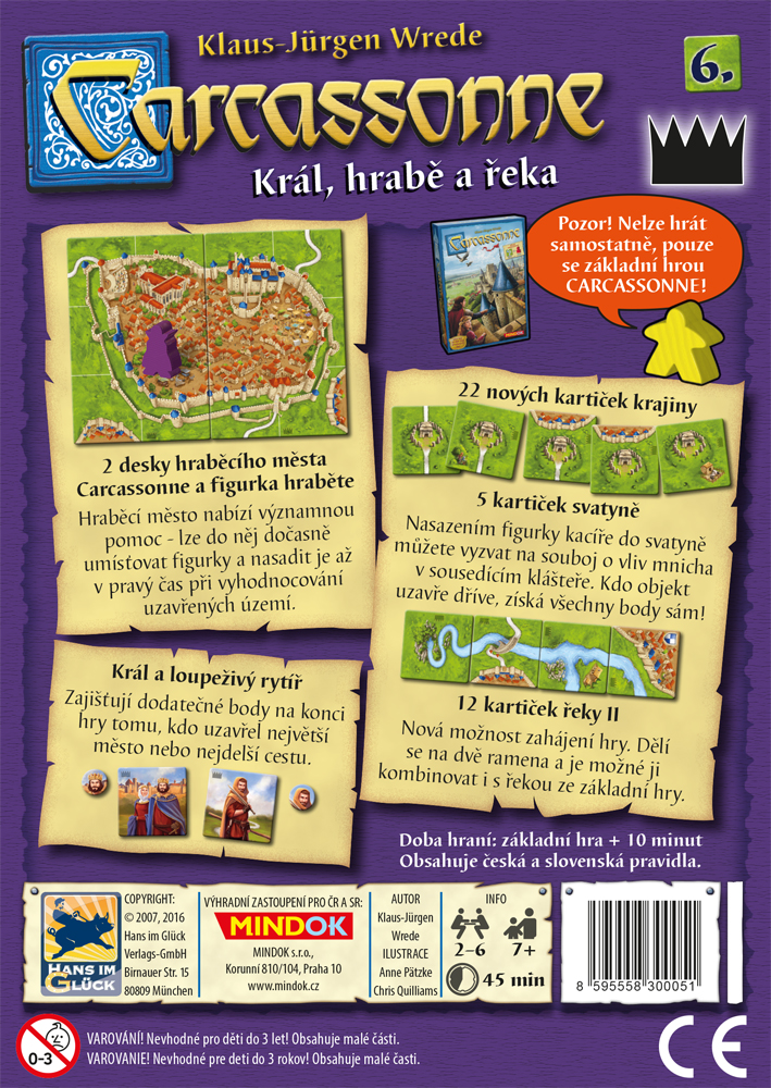 Mindok Carcassonne 06 - Král, hrabě a řeka