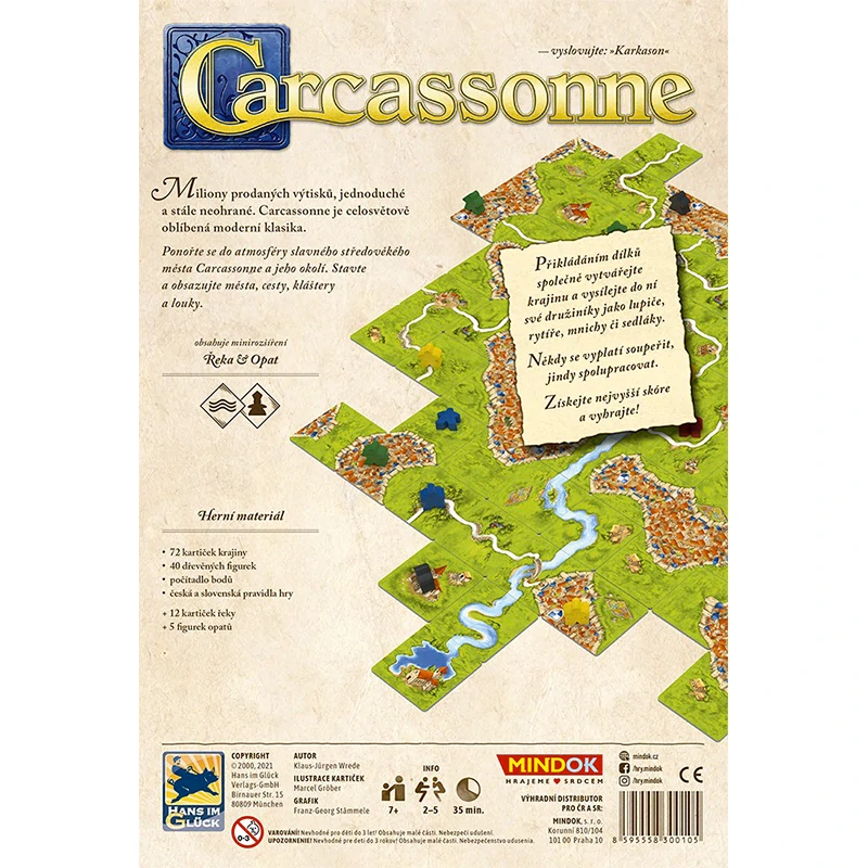 Mindok Carcassonne - Základní hra