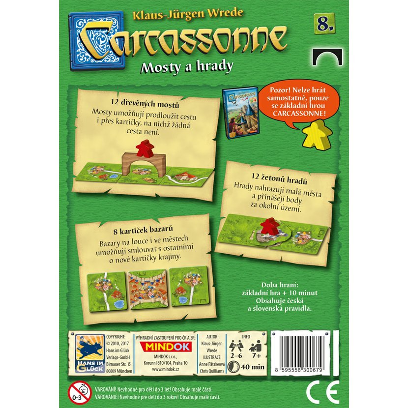 Mindok Carcassonne 08 - Mosty a hrady