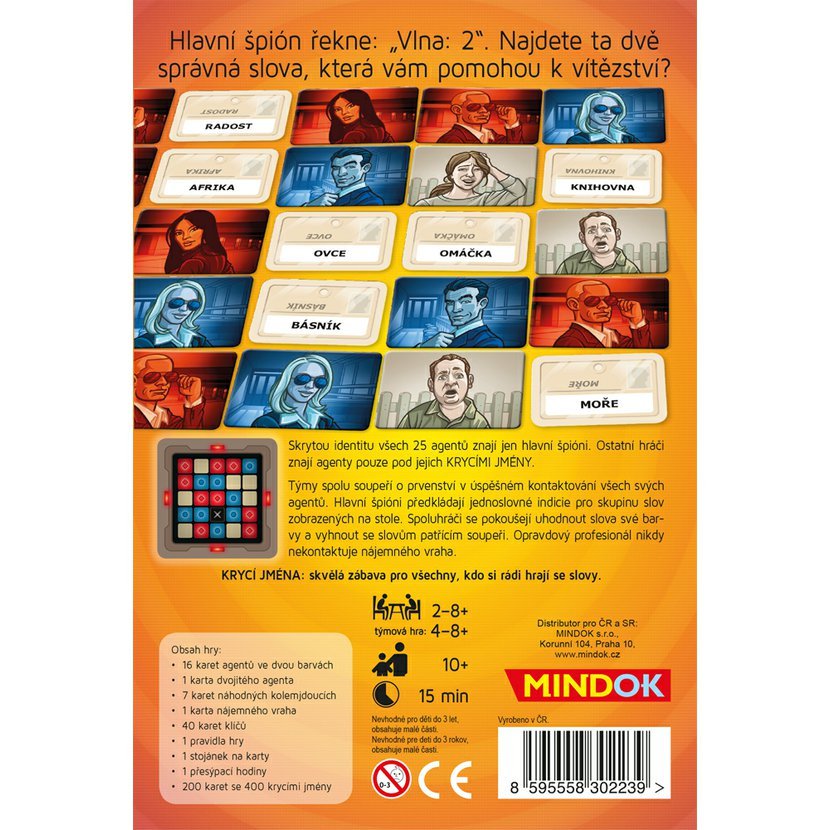 Mindok Krycí jména