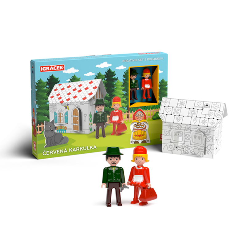 Efko IGRÁČEK - Červená Karkulka - kreativní set s pohádkou
