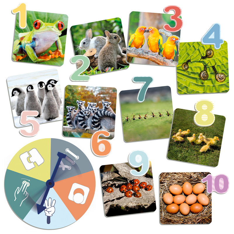 Akros Výzvy s čísly od 1 do 10