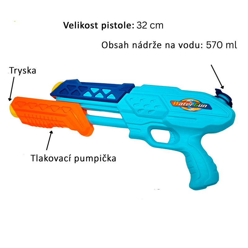 Alldoro Vodní pistole Water Power 32 cm