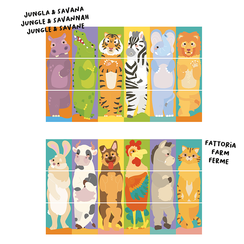 Quercetti Tubò Mix & Match Zvířata