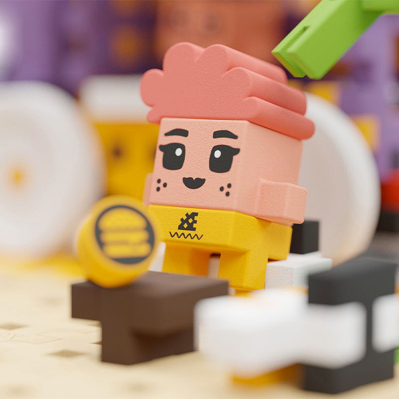 Marioinex MINI WAFLE - Vůz rychlého občerstvení