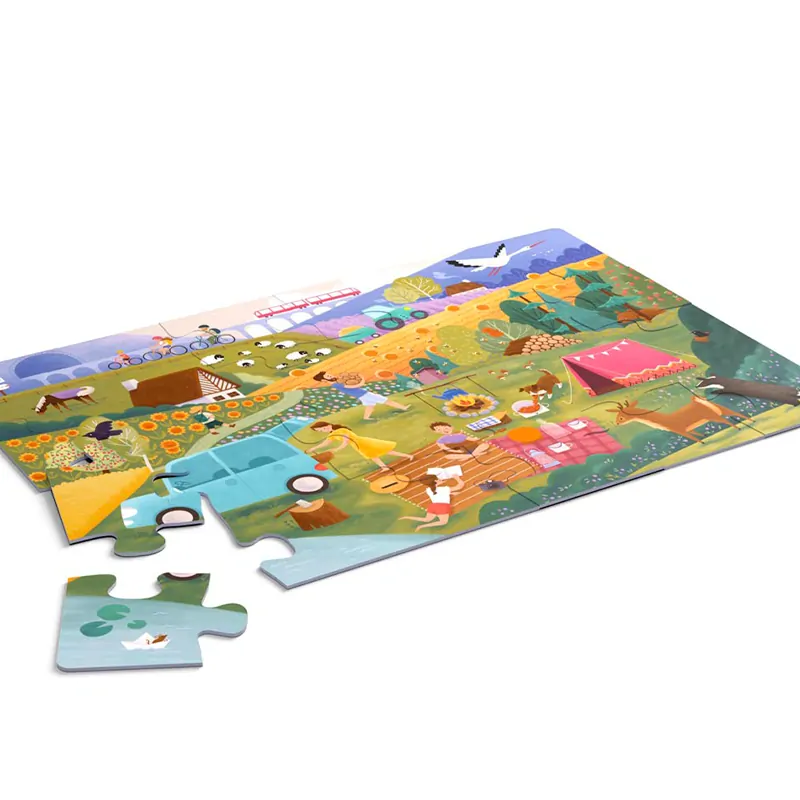 Efko KukiKuk - Véééliké puzzle Na výletě